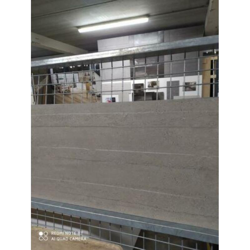 Vloer/wandtegel Grijs 45x90 170m2 Nieuw *129