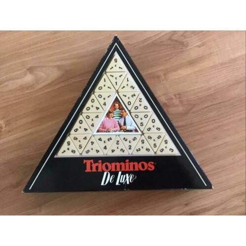 Triominos de luxe compleet met grote dikke stenen nieuw