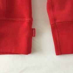 Rode Supreme box logo hoodie seizoen 17FW trui rood paars