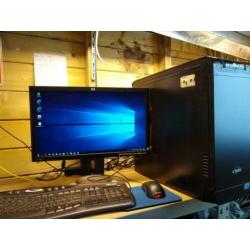 Pc set met asus moederbord Quad core, 8 GB Ram en 64 ssd &