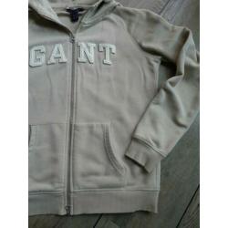 Capuchon Vest met rits Gant Beige L