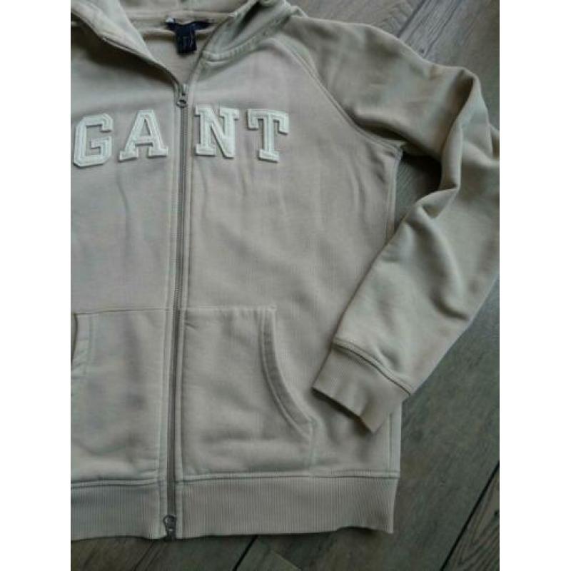 Capuchon Vest met rits Gant Beige L