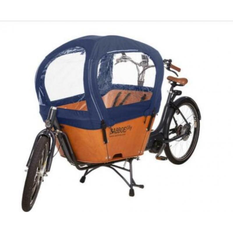 Overkapping van bakfiets babboe city, (niet de fiets)