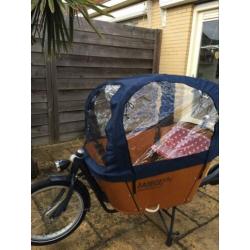 Overkapping van bakfiets babboe city, (niet de fiets)