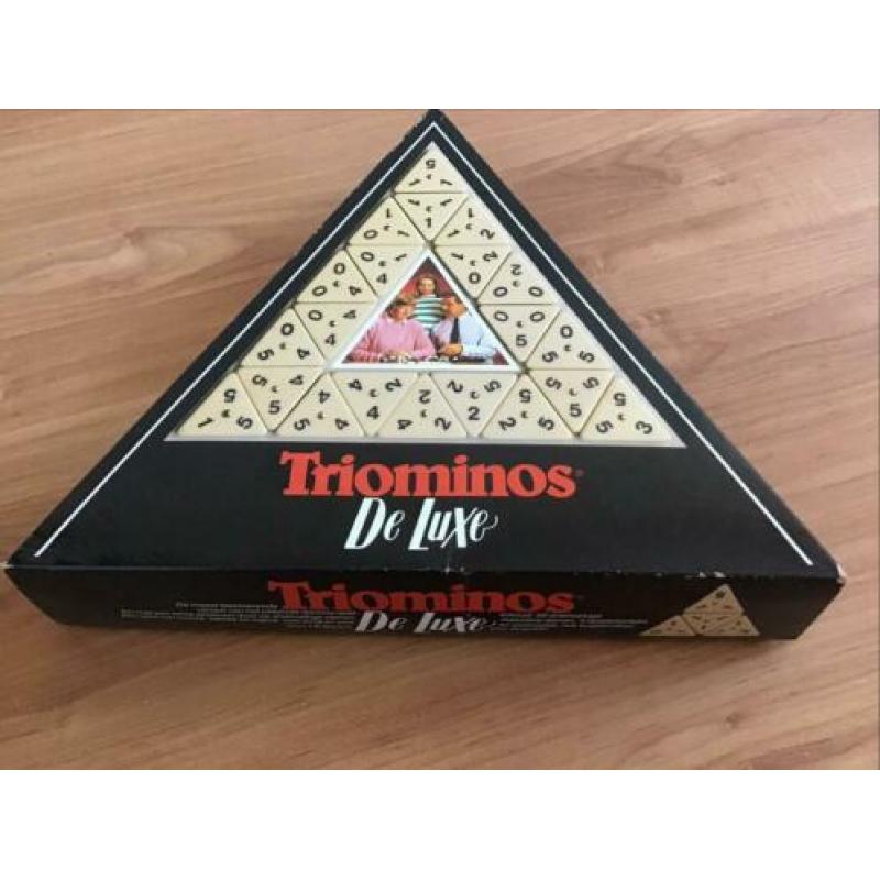 Triominos de luxe compleet met grote dikke stenen nieuw