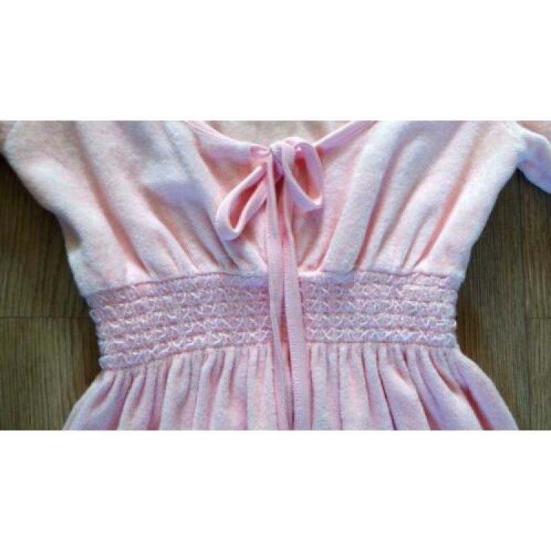 Juicy Couture Sweat jurk maat S roze towel stof nieuw