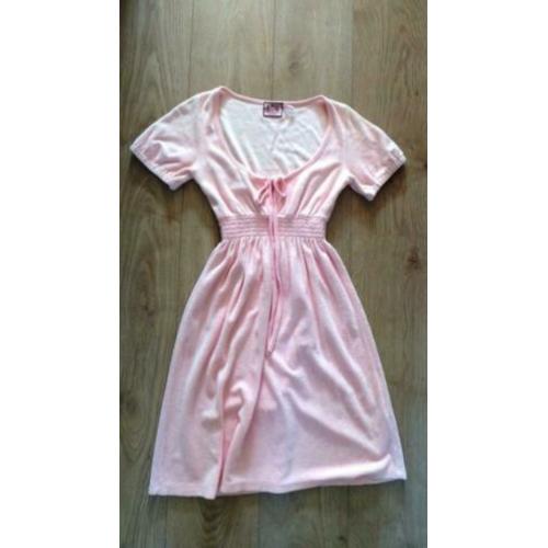 Juicy Couture Sweat jurk maat S roze towel stof nieuw