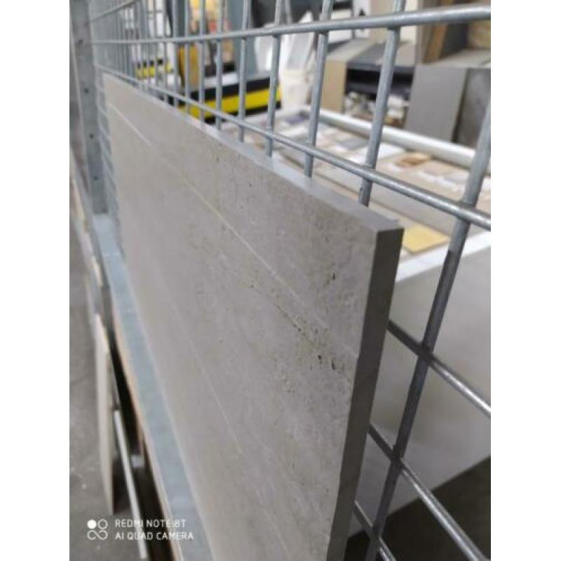 Vloer/wandtegel Grijs 45x90 170m2 Nieuw *129