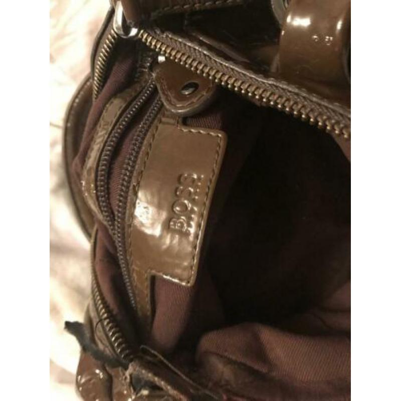 Hugo boss handtas lakleer