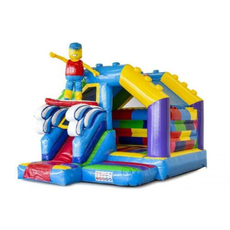 Te koop springkussen Slide Combo Superblocks