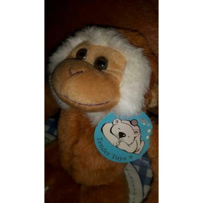 Tendertoys aap knuffel 40 cm groot