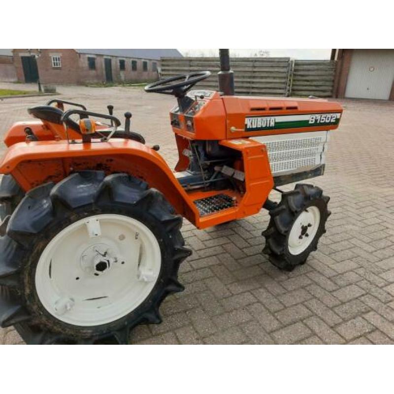 Keurige Kubota b1502 minitractor minitrekker
