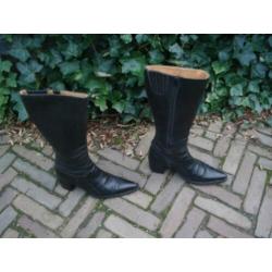 Gratis verzenden sexy zwarte sendra cowboylaarzen 37