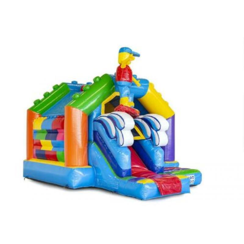 Te koop springkussen Slide Combo Superblocks