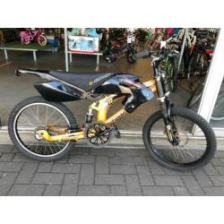 Fietsmaster 20 inch motor crossfiets 3 versnellingen !!