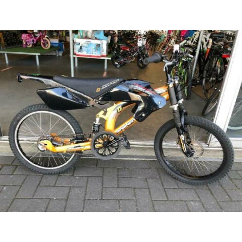 Fietsmaster 20 inch motor crossfiets 3 versnellingen !!