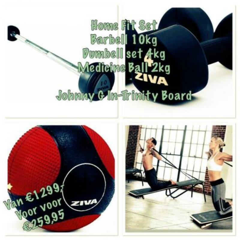 Dumbells - schijven - halters - kettlebells
