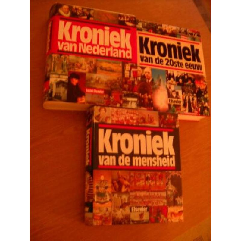 3 x Kroniek Mensheid/ Nederland/ 20e Eeuw