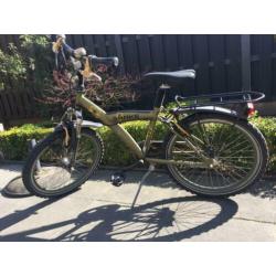 22” kinderfiets, Batavus Snake groen/zwart