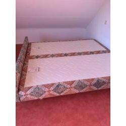 Gratis: 2x boxspring 90cm