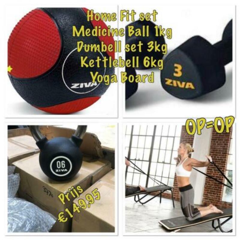 Dumbells - schijven - halters - kettlebells