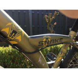22” kinderfiets, Batavus Snake groen/zwart