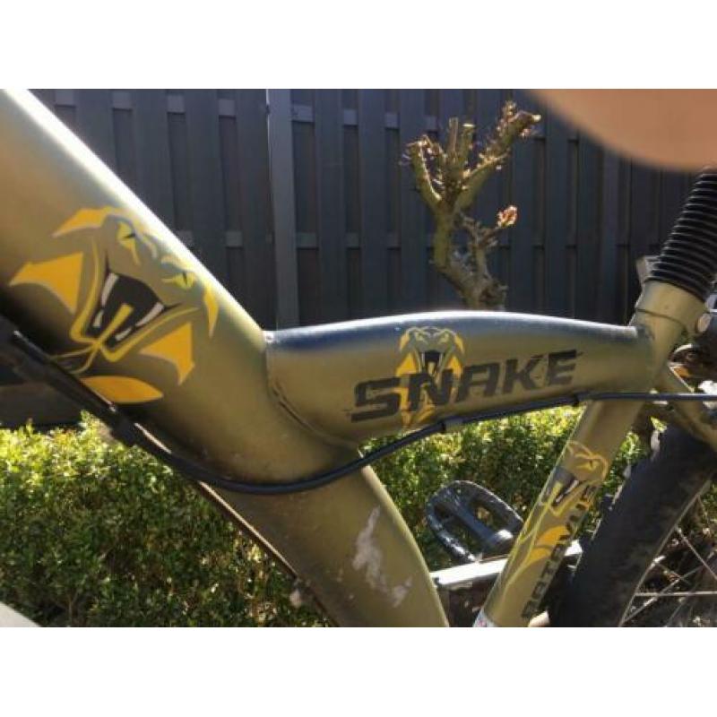 22” kinderfiets, Batavus Snake groen/zwart