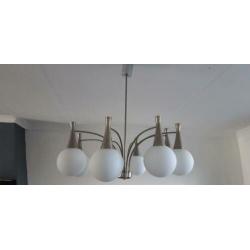vintage hanglamp Boulanger, ontwerp Sciolari bollen