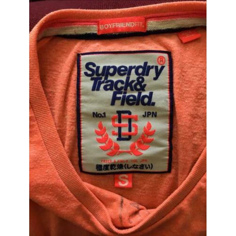 Superdrive shirt voor dames boyfriend fit maat S