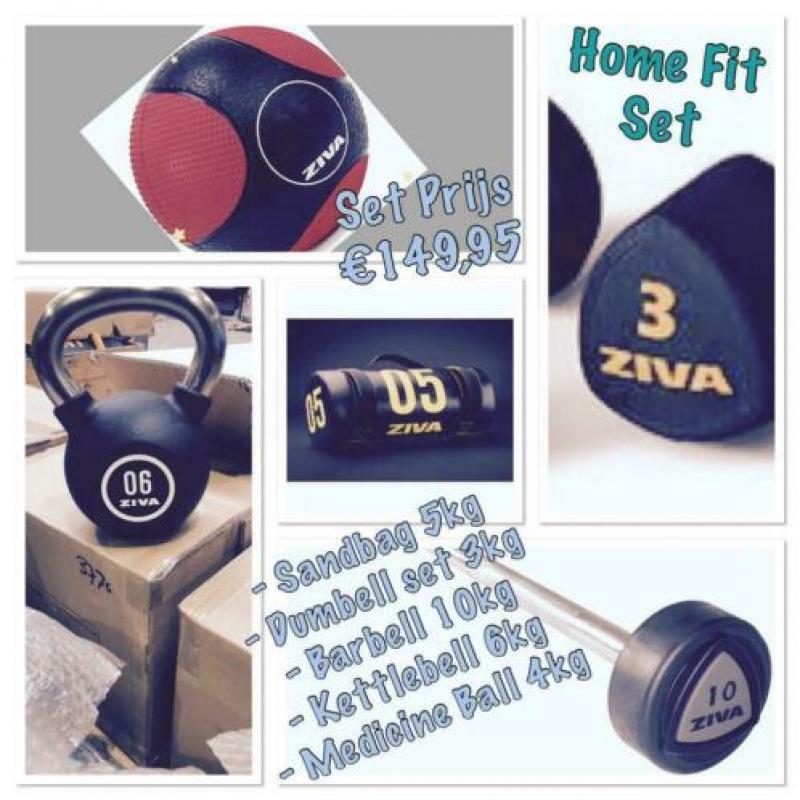 Dumbells - schijven - halters - kettlebells