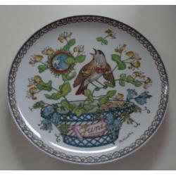 hutschenreuther maandserie wandborden,onderzetters,eierdop
