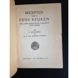 C. Goldenberg - Recepten voor de fijne keuken - Ca 1925