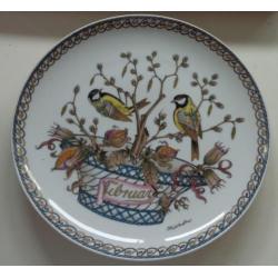 hutschenreuther maandserie wandborden,onderzetters,eierdop