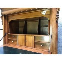 antieken secretairekast afm:H=152cm-Br=98cm-D=42cm
