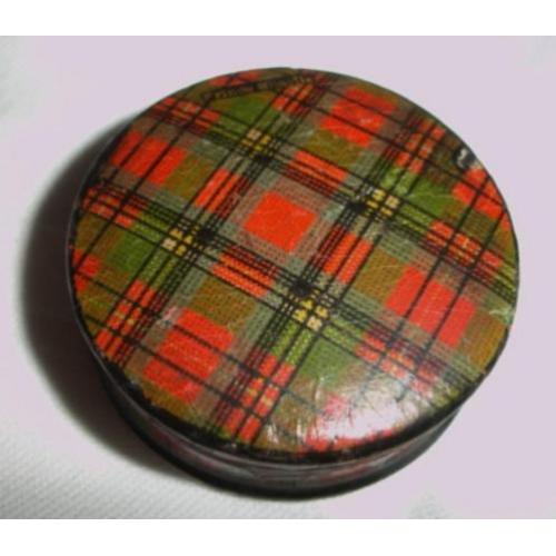 ANTIEK TARTAN DOOSJE CLAN PRINCE CHARLIE - ooq