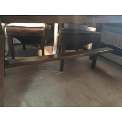 Antieke eettafel voor 4 stoelen