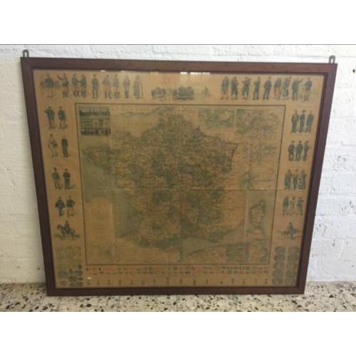 MPH 3598 Landkaart / Uniformen Frankrijk LE PETIT JOURNAL