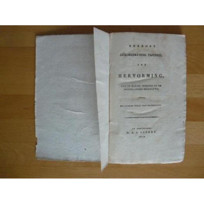 Beknopt Geschiedkundig Tafereel der Hervorming Saakes 1817