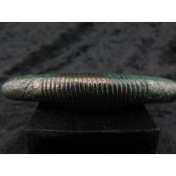 Bronze age decorated massive bronze bracelet