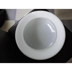 Royale Art Deco Plafonniere Wit Compleet