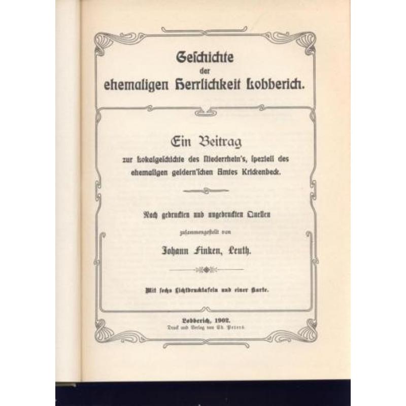 Herrlichkeit Lobberich; Geschiedenis;1902
