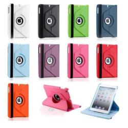 iPad Pro 12.9 inch lederen hoes hoesje 360 graden case Bruin