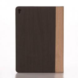 Stand flip houtlook grijs hoes iPad Pro 9.7 inch