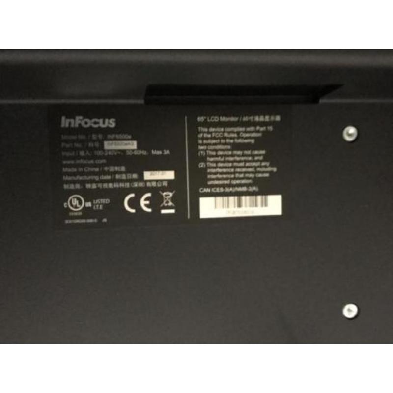 65 inch Infocus J-touch scherm