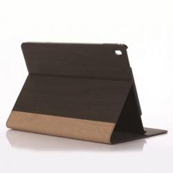 Stand flip houtlook grijs hoes iPad Pro 9.7 inch