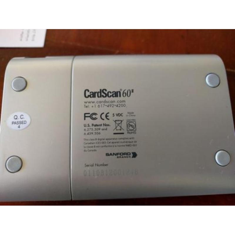 business card reader/scanner