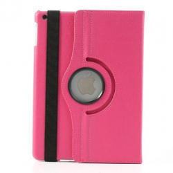 iPad Air hoes 360 roteerbaar PU Leder Roze