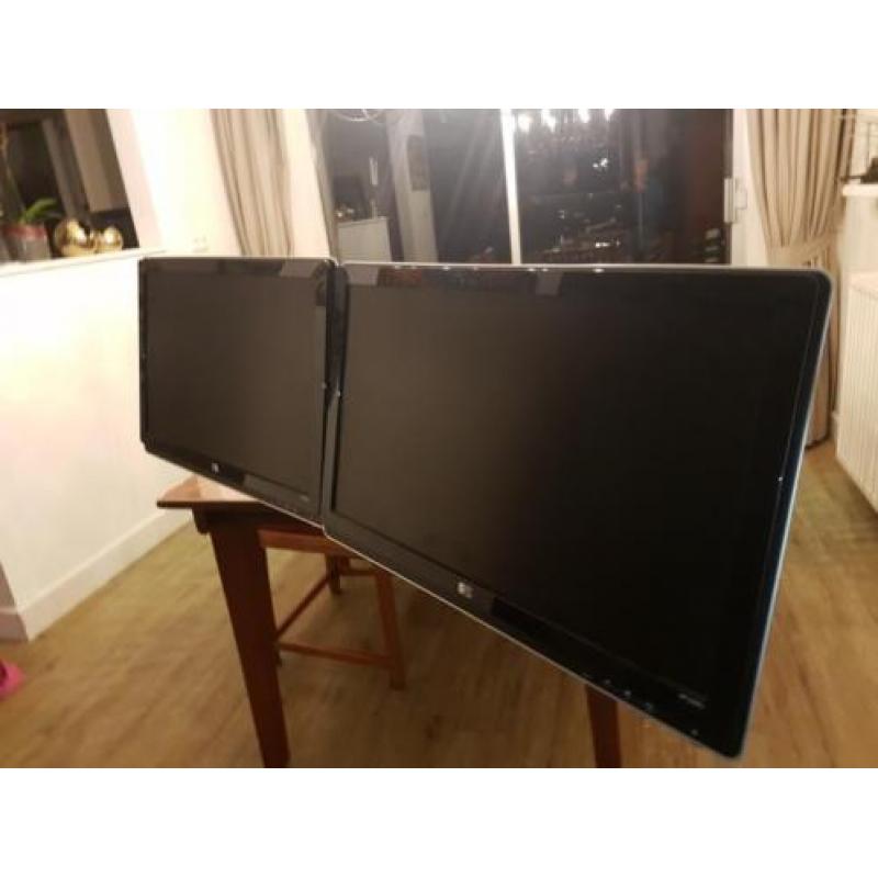 Hp monitoren + ergotron dual stand