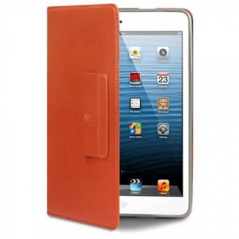 Qubits stand flip hoes iPad Mini 1 / 2 / 3 oranje