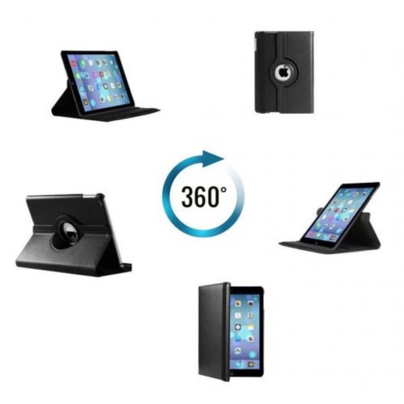 iPad Pro 12.9 inch lederen hoes hoesje 360 graden case Bruin